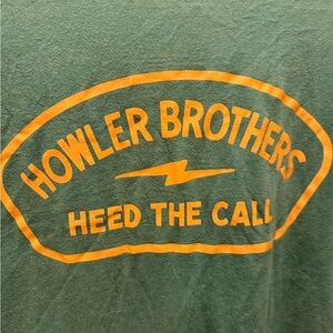 Howler Brothers Forest Green Tee with White Logo Size XXL